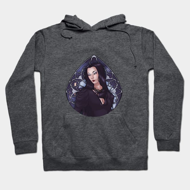 Morticia Art Nouveau Hoodie by WickedSnack